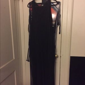 Sheer Black Maxi Dress